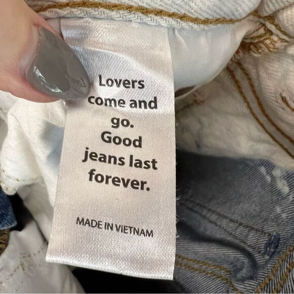 PACSUN bleached jeans ๐ wide leg ๐ 90โs Boyfriend ๐ size 23 - Picture 8 of 8